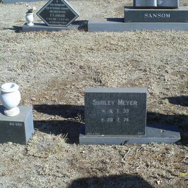 MEYER Shirley 1939-1974