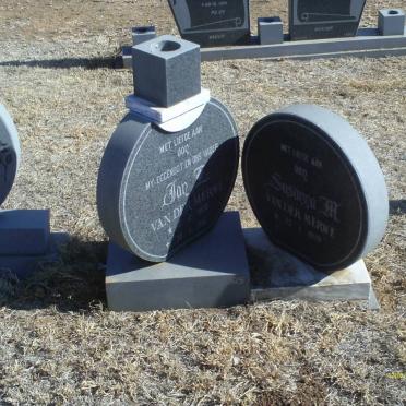 MERWE Jan E., van der 1938-1982 &amp; Susanna M. 1939-