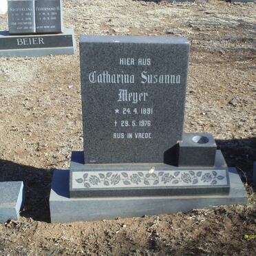 MEYER Catharina Susanna 1891-1976