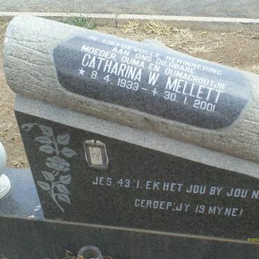 MELLETT Catharina W. 1933-2001