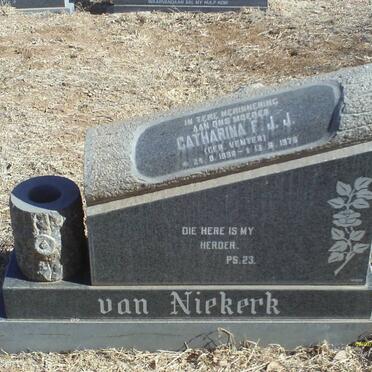 NIEKERK Catharina F.J.J. nee VENTER 1898-1975