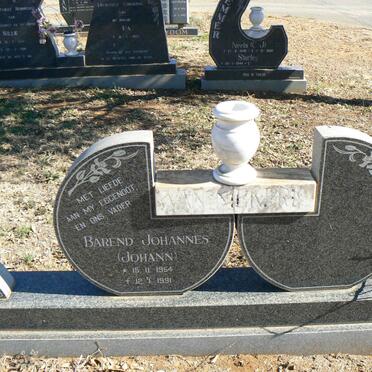 NIEKERK Barend Johannes, van 1954-1991