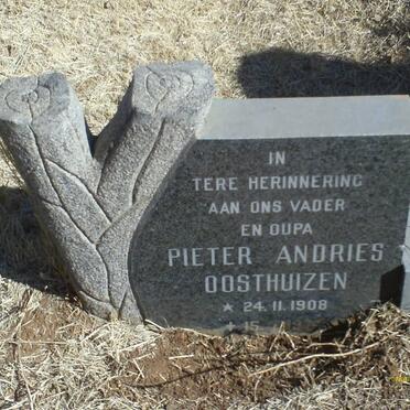 OOSTHUIZEN Pieter Andries 1908-1974