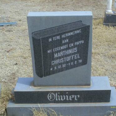 OLIVIER Marthinus Christoffel 1932-1978