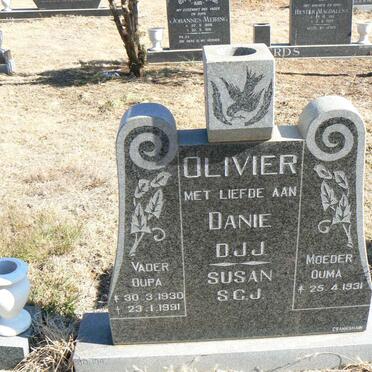 OLIVIER D.J.J. 1930-1991 en S.C.J. 1931-