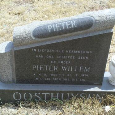 OOSTHUYSEN Pieter Willem 1956-1974