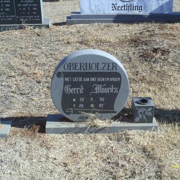 OBERHOLZER Gerrit Mauritz 1950-1982