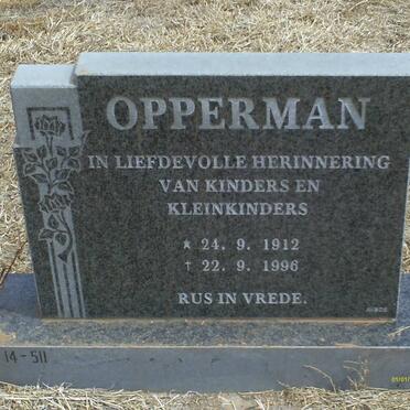 OPPERMAN 1912-1996