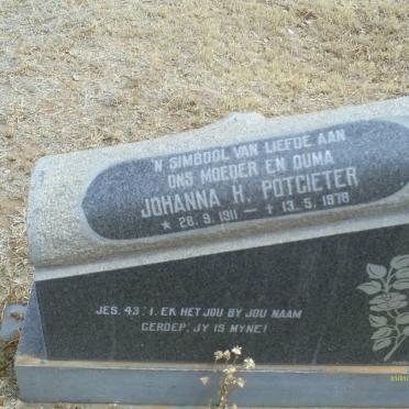 POTGIETER Johanna H. 1911-1978