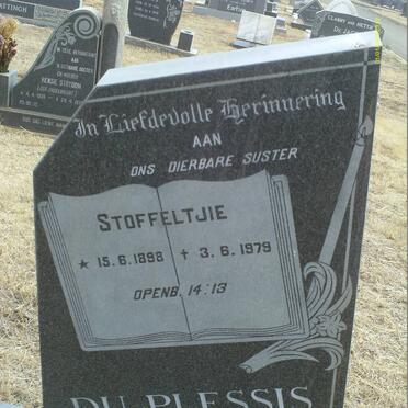 PLESSIS Stoffeltjie, du 1898-1979