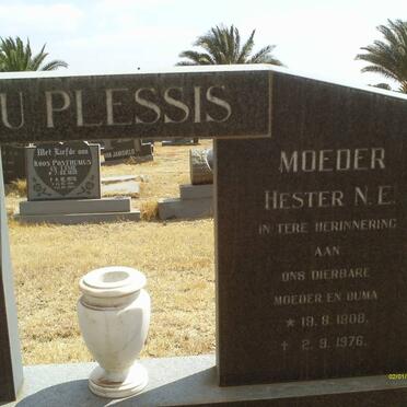 PLESSIS Hester N.E., du 1908-1976