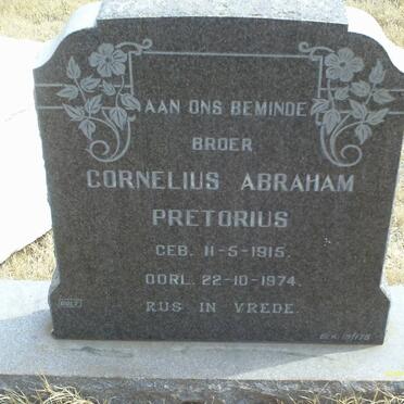 PRETORIUS Cornelius Abraham 1915-1974