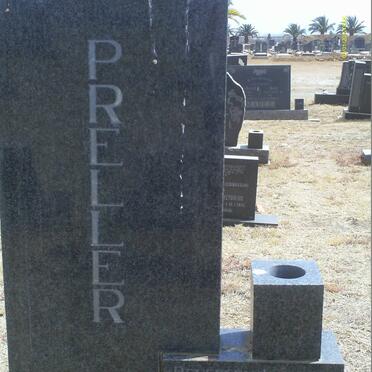 PRELLER Roland Jon 1978-1980  :: PRELLER Beverley Anthony 1927-1975