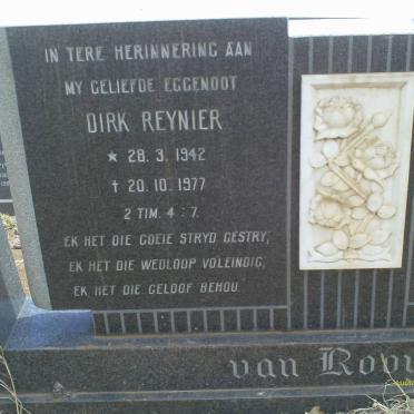 ROOYEN Dirk Reynier, van 1942-1977