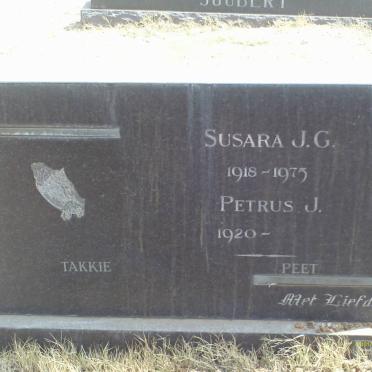 ROUX Petrus J. 1920- &amp; Susara J.G. 1918-1975