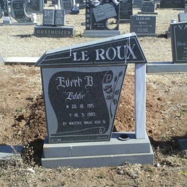 ROUX Evert B., le 1915-1985
