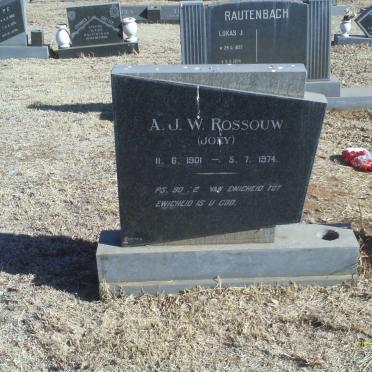 ROSSOUW A.J.W. 1901-1974
