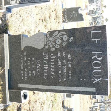 ROUX Johannes Marthinus, le 1923-1991