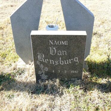 RENSBURG Naomi, van 1942-1991