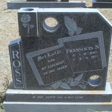 ROSS Fransouis N. 1947-1977