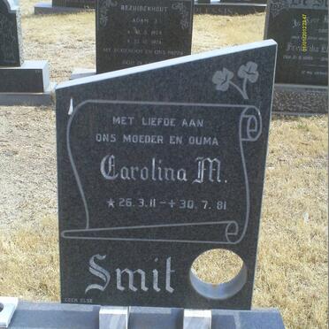 SMIT Carolina M. 1911-1981