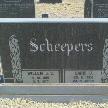SCHEEPERS Willem J.C. 1918-1977 &amp; Sarie J. 1924-2006