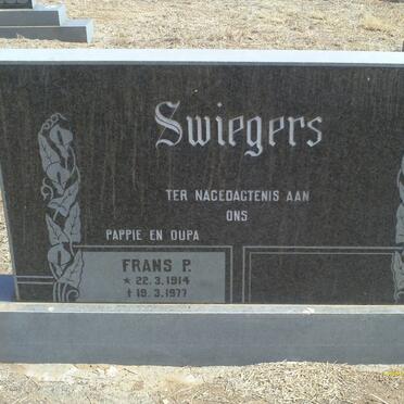 SWIEGERS Frans 1914-1977