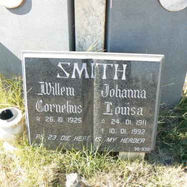 SMITH Willem Cornelius 1925- &amp; Johanna Louisa 1911-1992