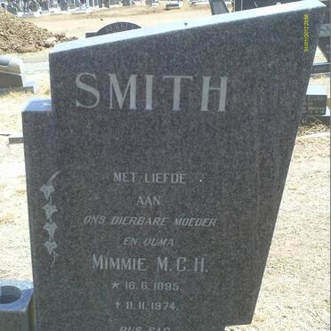 SMITH Mimmie M.C.H. 1895-1974