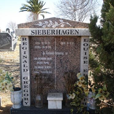 SIEBERHAGEN Reginald Gregory 1961-1999 :: SIEBERHAGEN Louise Elizabeth 1929-