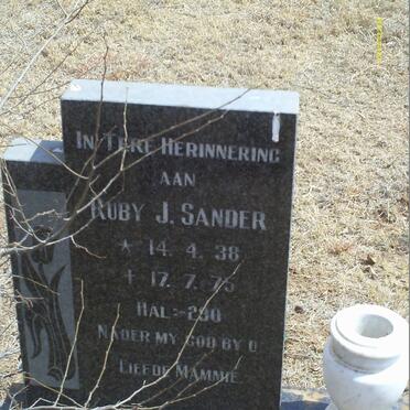 SANDER Ruby J. 1938-1975