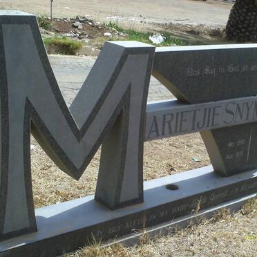 SNYMAN Marietjie 1942-1974