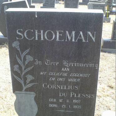 SCHOEMAN Cornelius Du Plessis 1907-1975