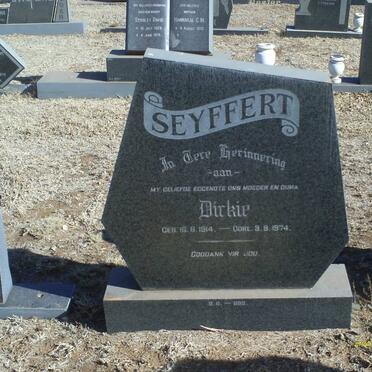 SEYFFERT Dirkie 1914-1974