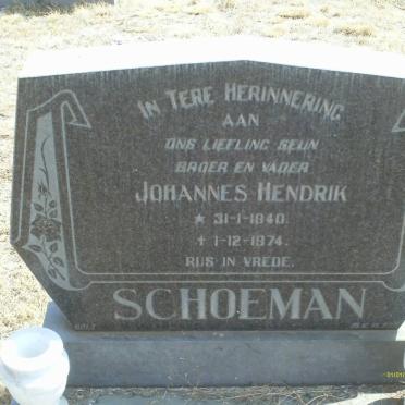 SCHOEMAN Johannes Hendrik 1940-1974