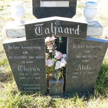 TALJAARD Theron 1926-1992 &amp; Alida 1932-