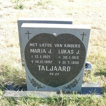 TALJAARD Lukas J. 1915-1999 &amp; Maria J. 1921-1992