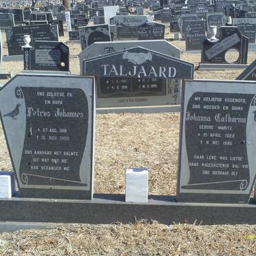 TALJAARD Petrus Johannes 1918-1990 &amp; Johanna Catharina MARITZ 1923-1985