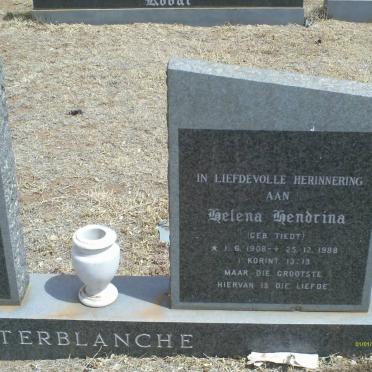 TERBLANCHE Helena Hendrina nee TIEDT 1908-1988