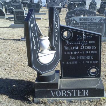 VORSTER Willem Jacobus 1947-1983 :: VORSTER Jan Hendrik 1952-1984