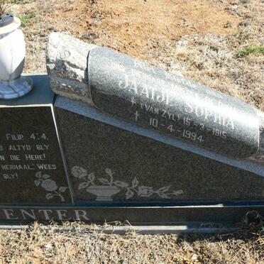 VENTER Willem Adriaan 1912-1991 &amp; Jaatje Sophia VAN ZYL 1915-1994