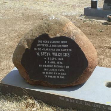WILCOCKS M. Steyn 1933-1976