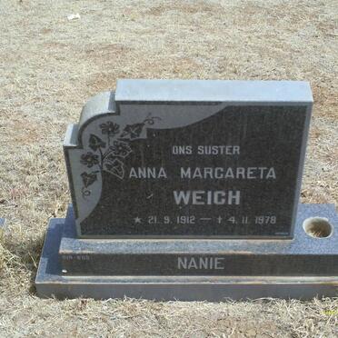 WEIGH Anna Margaretha 1912-1978
