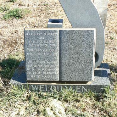 WELDHAGEN Philippus Jacobus 1910-1991