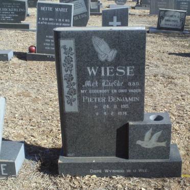 WIESE Pieter Benjamin 1915-1974