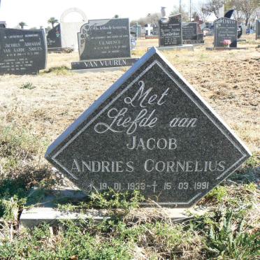 ? Jacob Andries Cornelius 1933-1991
