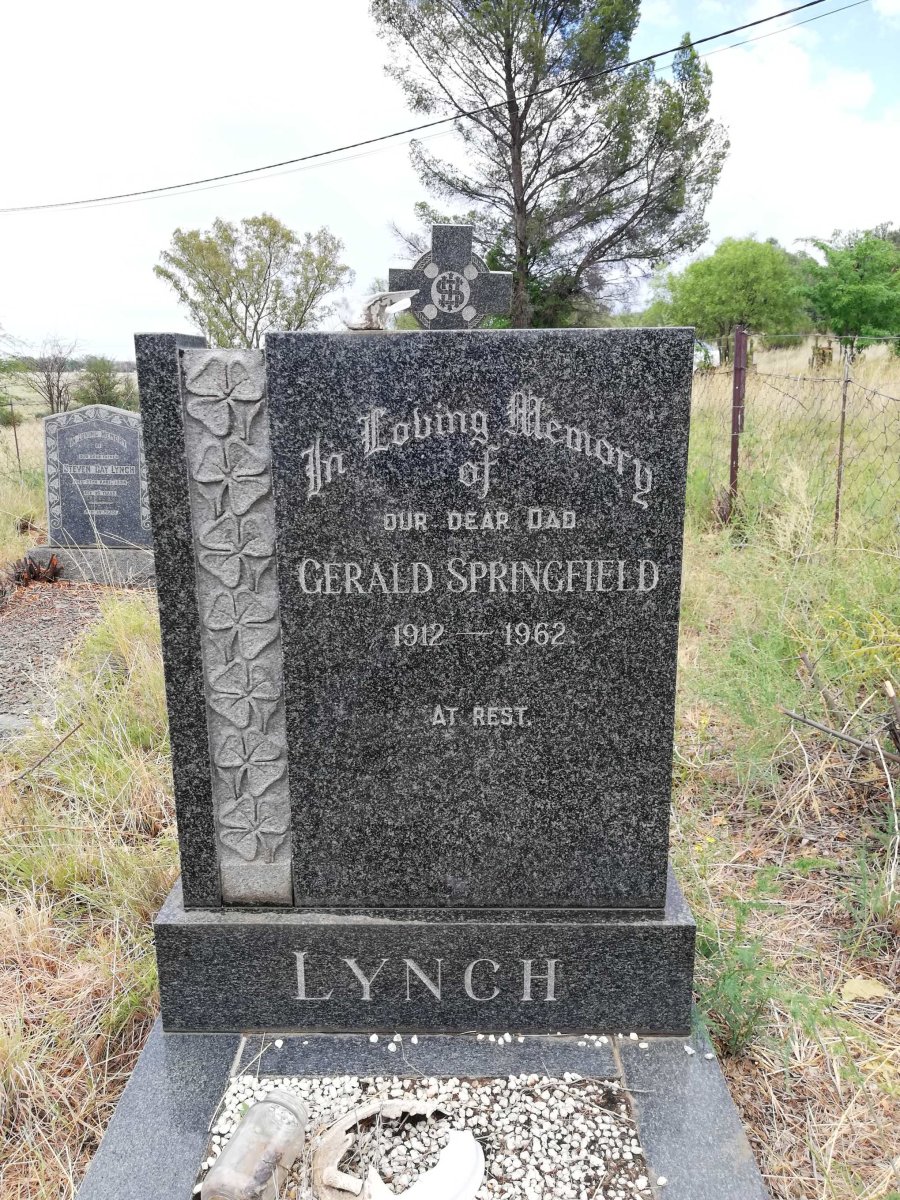 LYNCH Gerald Springfield 1912-1962