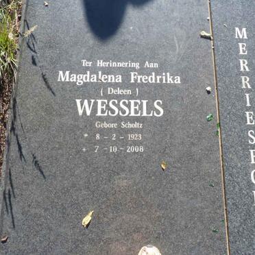 WESSELS Gert Daniel Jacobus 1909-2000 &amp; Magdalena Fredrika SCHOLTZ 1923-2008