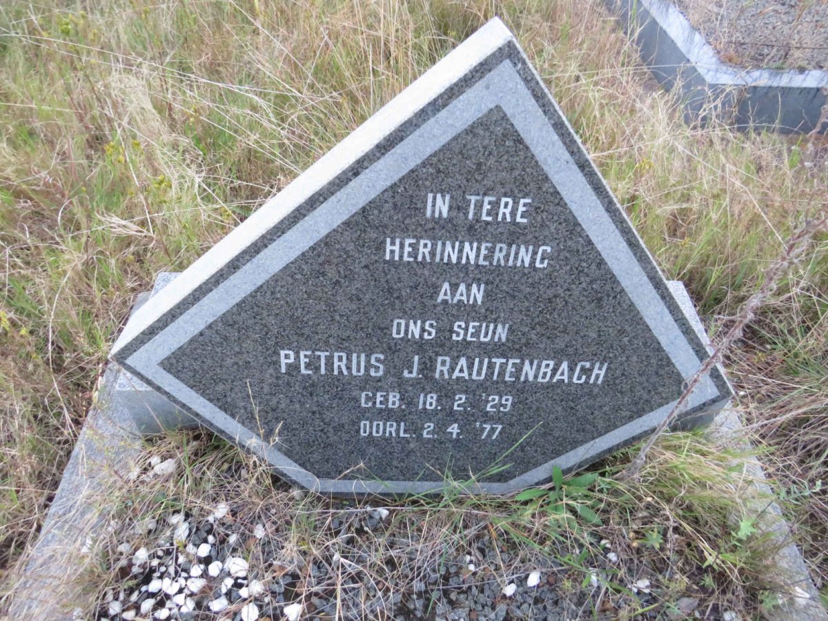 RAUTENBACH Petrus J. 1929-1977