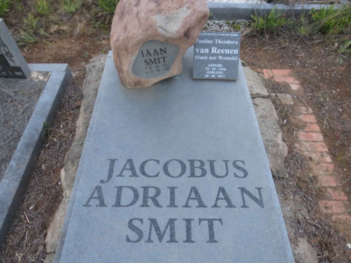 SMIT Jacobus Adriaan 1923-1999 & Pauline Theodora VAN ROOYEN nee WESSELS 1930-2017